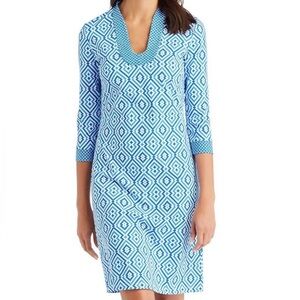 J. McLaughlin Gisel U Neck Tunic Dress: Mansfield